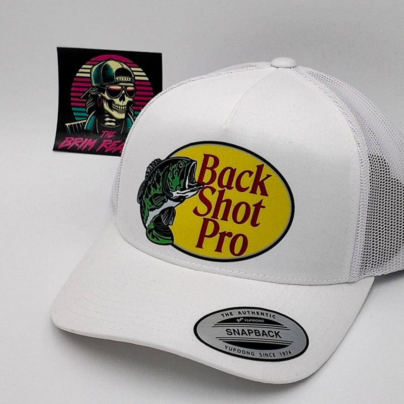 Back Shot Pro Trucker Hat | Couples Husband Funny Cap | Fish Trucker Hat | Gorra del Pescado