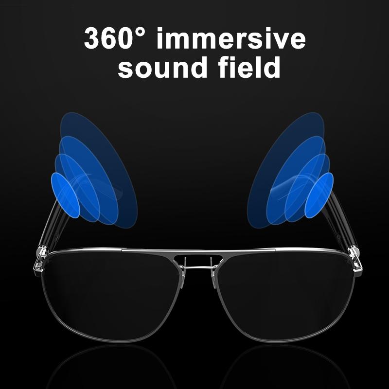 smart audio glasses Automatic pairing,audio call, voice assistant ,Video cool equipment, smart glass