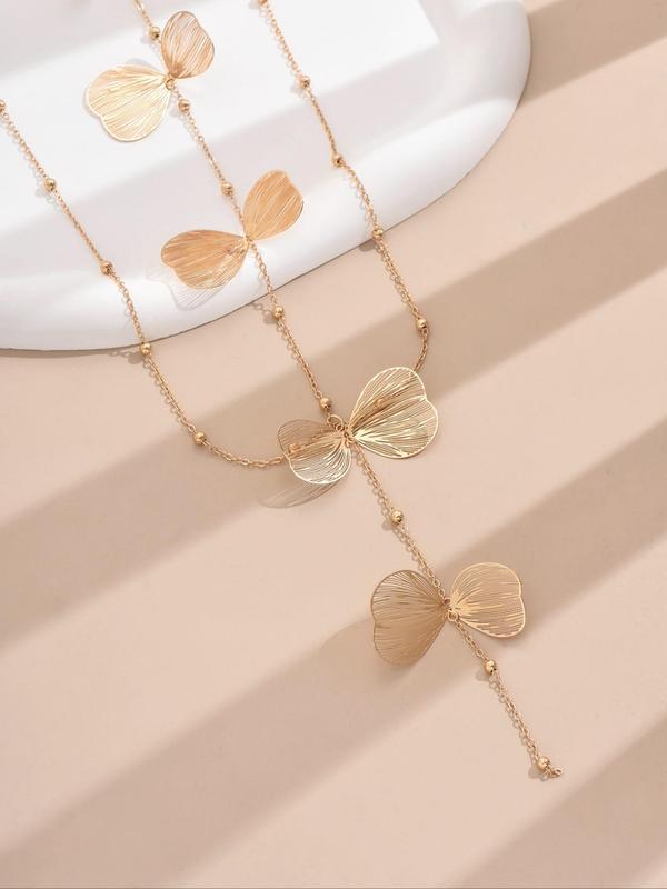 Women's Elegant Flower Design Body Chain, 2024 New Style Fashion Jewelry for Party, Daily Clothing Decor, Trendy All-match & Exquisite Jewelry for Birthday Gift