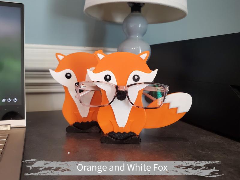 Fox Eyeglass or Sunglass holder, Unique Gift Idea