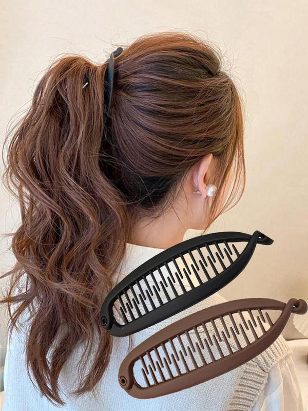 Banana Clip, Hair Styling Tool for Women & Girls, Hair Accessories for Daily Use, Fashion Hair Accessories for Party, Daily Clothing Decor