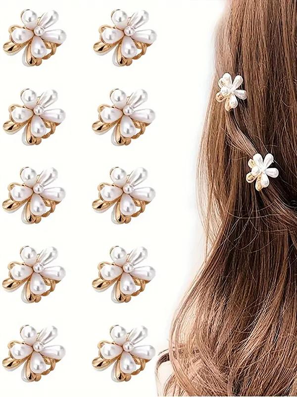 Flower Design Hair Claw, Elegant Hair Accessories for Women & Girls, Minimalist Headwear Suitable for Thick Hair, Fashion Hair Accessories for Party, Daily Decor