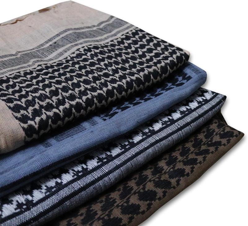 Soft Shemagh Scarf  Cotton  Wrap  Desert Arab Scarfs for Men and Women Arafat Keffiyeh