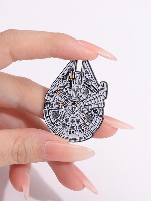 Cartoon Dirigible Design Brooch, Cute Cartoon Design Brooch, Fashion Accessories for Women & Men, Trendy All-match & Exquisite Brooch for Birthday Gift