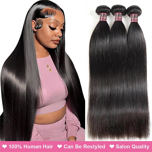 Straight Body Wave Hair Bundles Raw Hair Bundles 1 3 4 Bundles Deal 100% Human Hair Weave bundles 100g pc