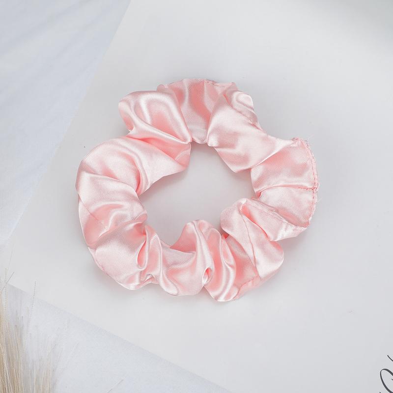 Jessie's Wig 1PCS Silk Scrunchies Large Scrunchies for Women Bright&Neutral Colors Satin Scrunchies Soft Hair Scrunchies