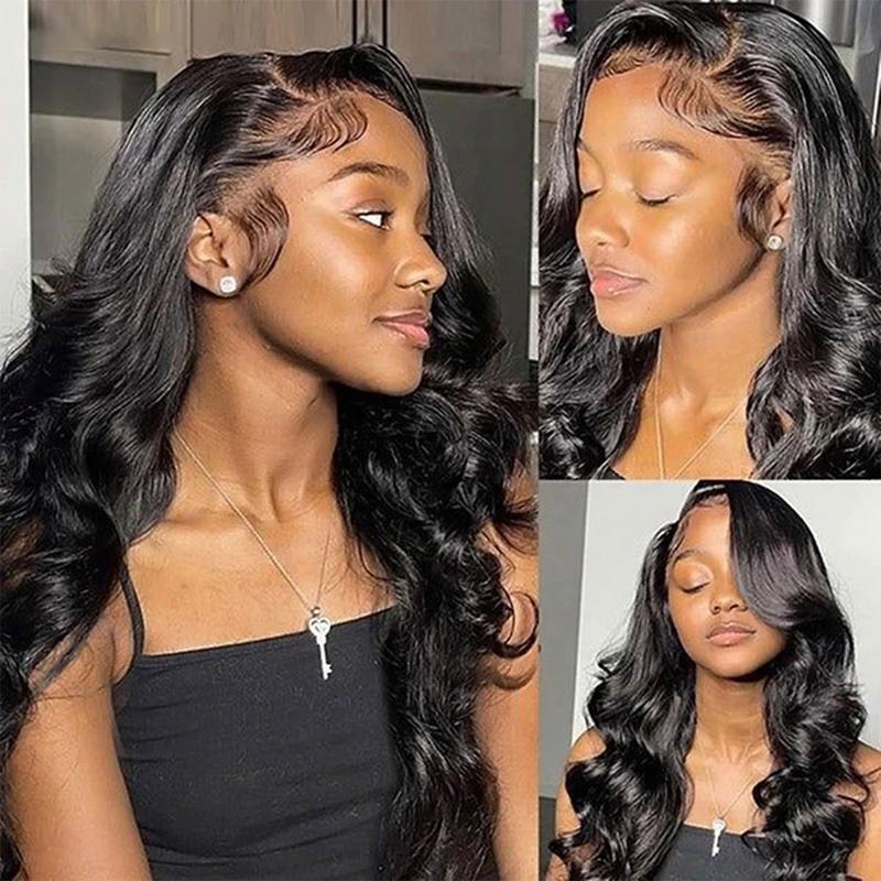 SuperNova 24 Inch Body Wave 13x6 Transparent Lace Front Wigs Glueless Human Hair Wigs For Black Women