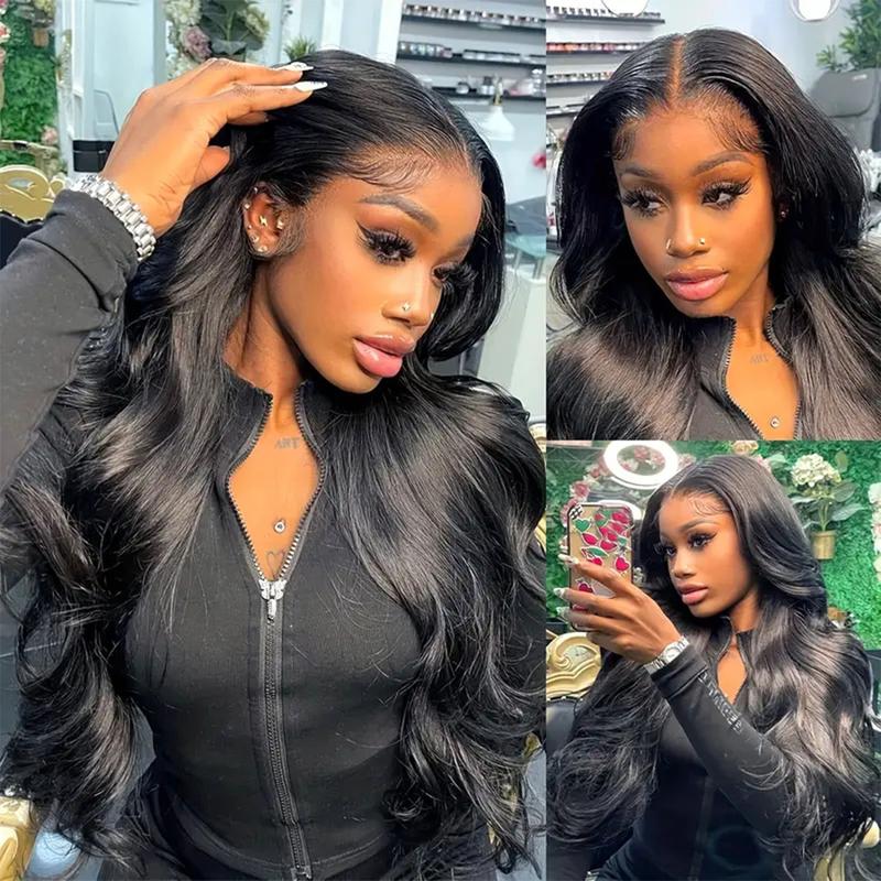 SuperNova 24 Inch Body Wave 13x6 Transparent Lace Front Wigs Glueless Human Hair Wigs For Black Women