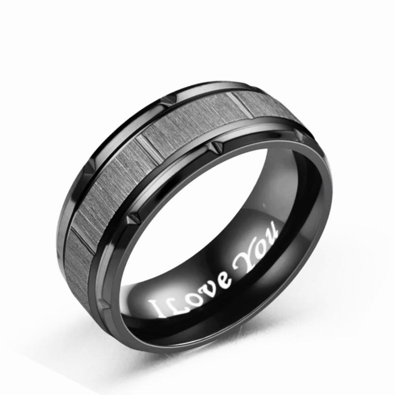 Minimalist Fashion Men's Rings Suitable For Everyday Wear, Couple Jewelry