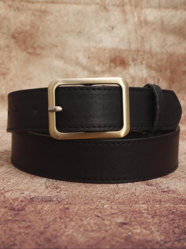 Fashion Plain Decorative Buckle Belt for Jeans,  Casual Waistband Belt for Skirt or Shorts for Daily Clothing Decor, Party, Minimalist Aesthetic Belt Gift for Her