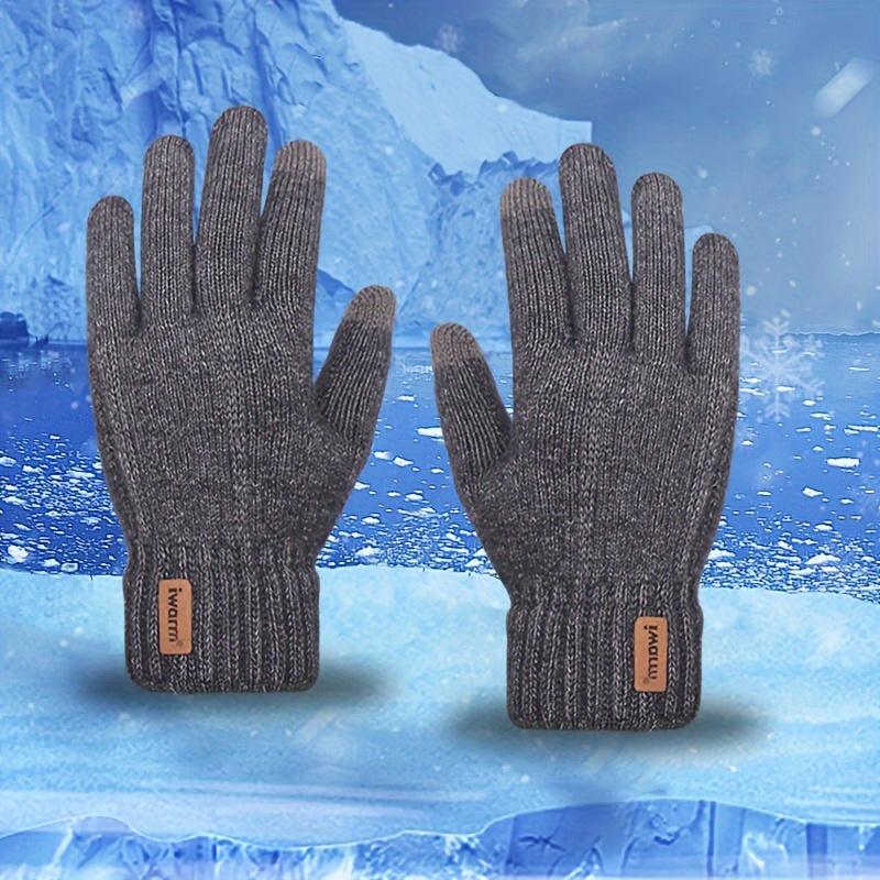 Unisex Alpaca Wool Touchscreen Gloves: Warm Winter Gloves for Cycling, Office, Travel, and Holidays