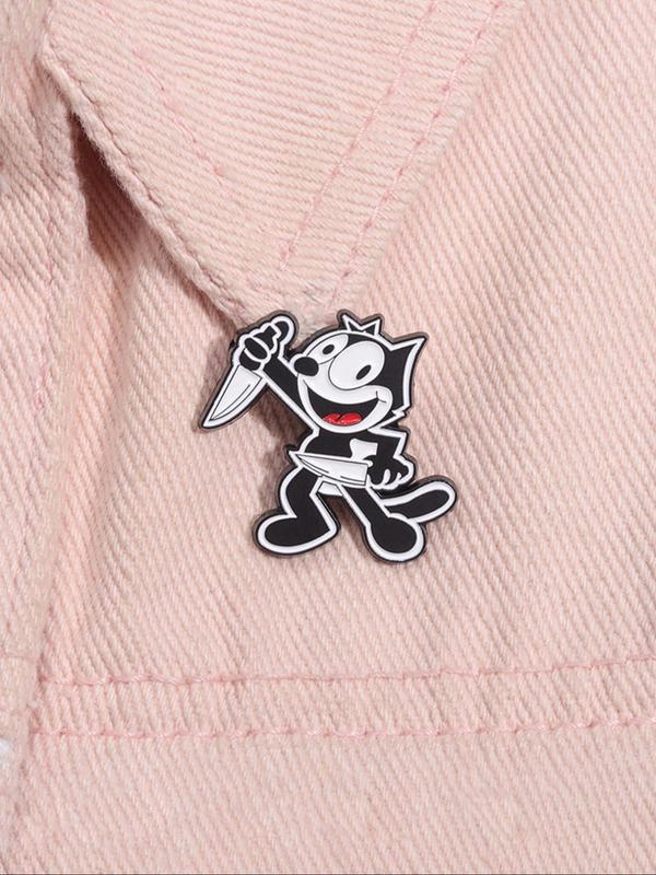 Cartoon Cat Design Brooch, Cute Cat Brooch Pin, Fashion Accessories for Men & Women, Enamel Pin Suitable for Backpacks, Jeans, Scarves, Hats Decoration