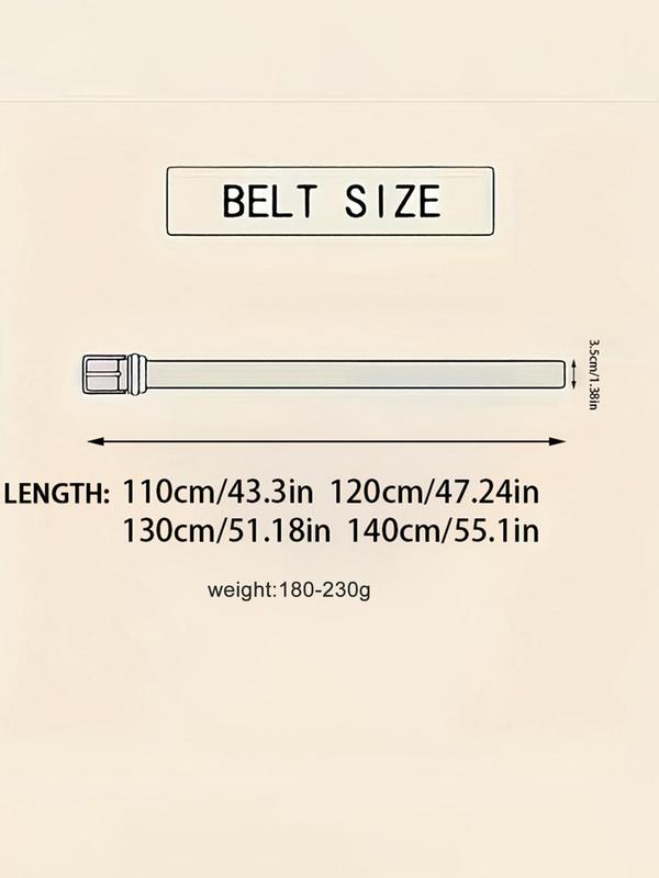 Men's Business Fashion Automatic Buckle Belt, Minimalist Casual Plain Color Pu Leather Belt, Comfortable Belt for Business and Casual Wearing