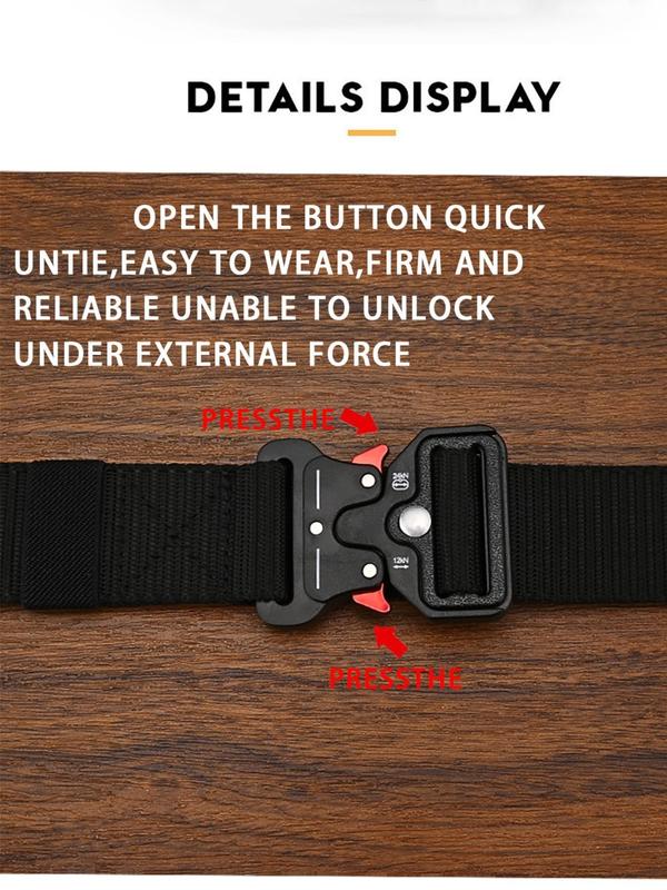 Men's Outdoor Multi Function Tape Belt, High Quality Canvas Belt, Nylon Male Luxury Belt, Women's Sports Jeans Belt, Neutral Belts