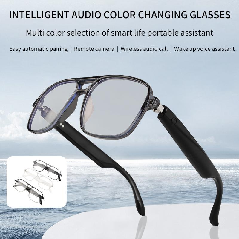 PengTeng Smart Glasses, Fashionable Touch Control Smart Glasses, Audio Call Voice Assistant Glasses, Wireless Glasses for Men & Women