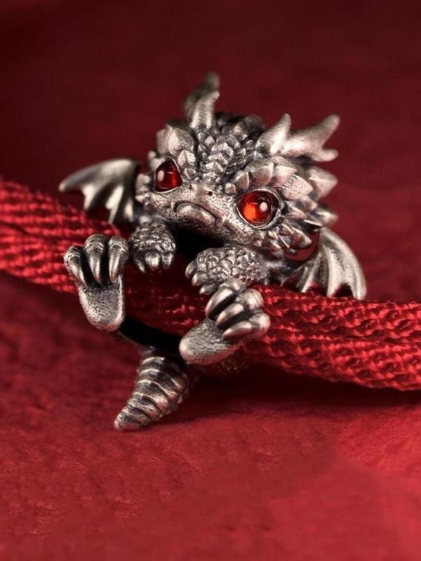 Punk Style Dragon Design Adjustable Bracelet, Fashionable Jewelry for Party, Daily Clothing Decor, Trendy All-match & Exquisite Jewelry for Birthday Gift