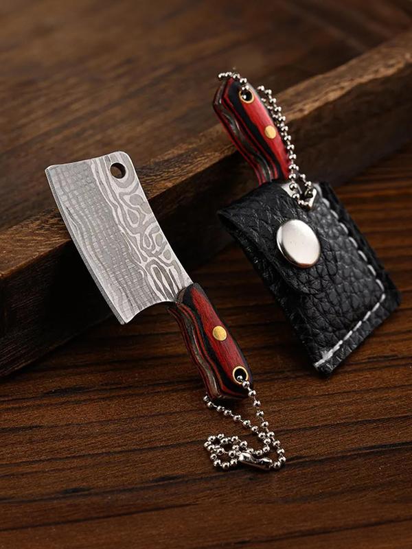 Mini Knife Shaped Keychain,  Cute Keychain for Men & Women, Daily Clothing Decor, Trendy Keychain for Birthday Gift Car Bag