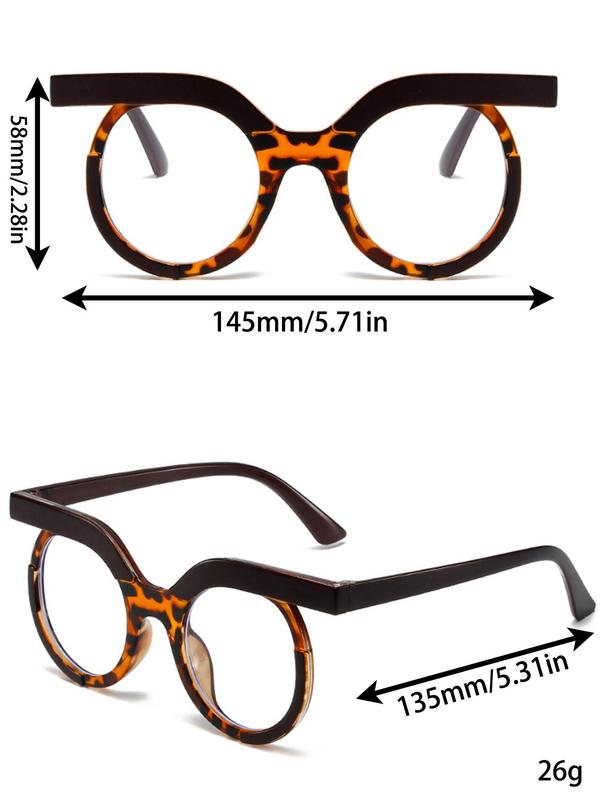 Fashion Owl Shapes Frame Glasses for Women, Fashion Personality Clear Lens Eyewear, Trendy All-match & Exquisite Glasses for Daily Wear