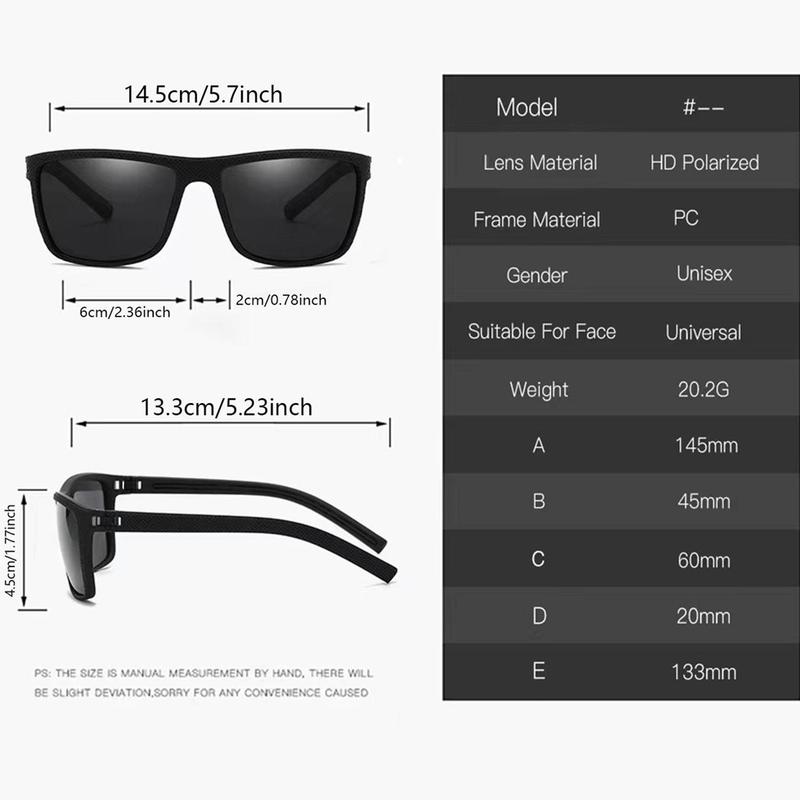 Thanksgiving Gifts Polarized Sunglasses For Men and Women Lightweight Frame Sunglasses For Driving Golf Fashion Sunglass For Outdoor Activities sunglass