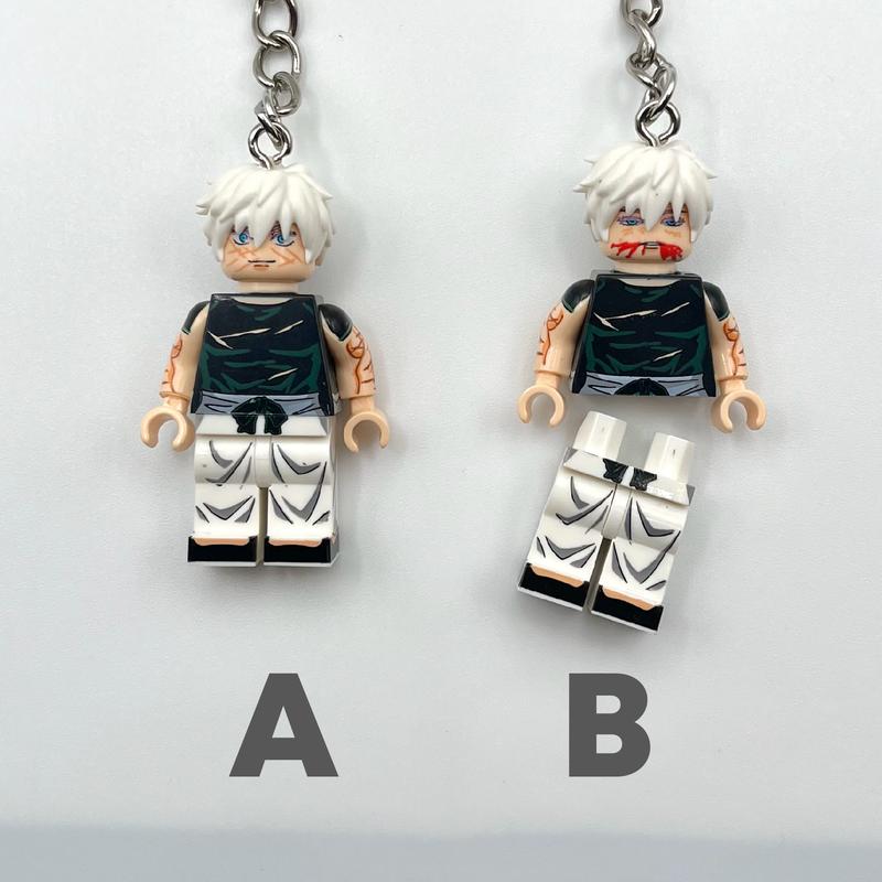 Custom Anime Keychains, Collectible Keychains - Gojo - Yuji - Sukuna - Geto - Todo - Nanami Portable Cute Keychains