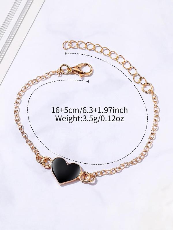 Women's Round Dial Quartz Watches, with Heart Charm Bracelet Set, without Box, Fashion Analog Watch for Party, Daily Clothing Decor, Exquisite Watch for Gift