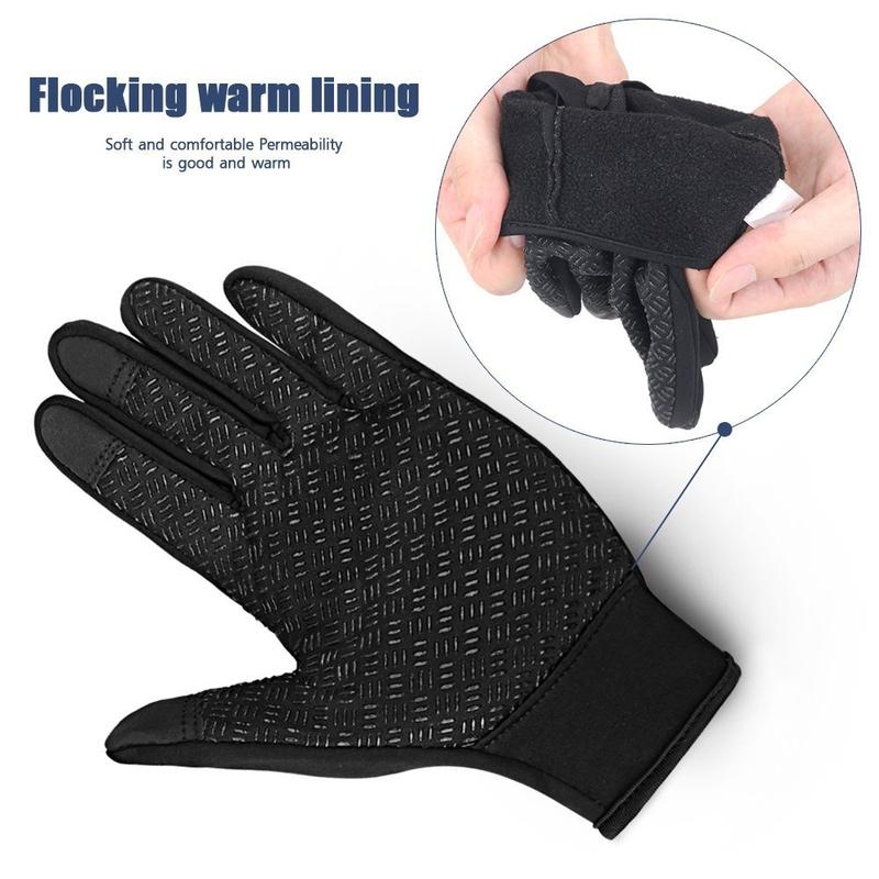 Winter Women Men Extreme Cold Weather Touch Screen Gloves with Non-Slip Silicone Gel Ultimate Water Repellent Windproof Thermal Gloves