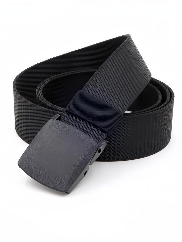 Outdoor Men's Tactical Belt, Student Nylon Belt, Breathable Plastic Buckle Canvas Belt for Men, Fashion Belt for Party, Daily Clothing Decor, Trendy All-match & Exquisite Belt for Birthday Gift