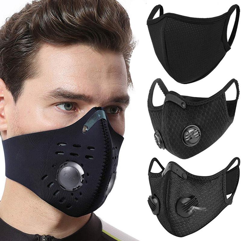 Anti Pollution Face Mask with Military Grade Filters Protection Adjustable Mask