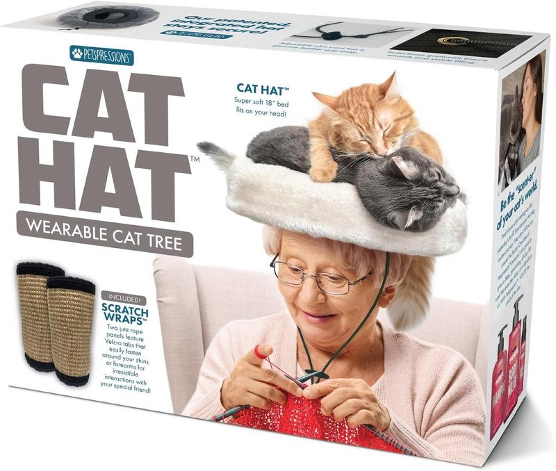 Gift Box, Cat Hat, Wrap Your Real Present in a Funny Authentic -O Gag Present Box, Perfect Novelty Gifting Box for sters, Father's Day Gag Gift Box Empty