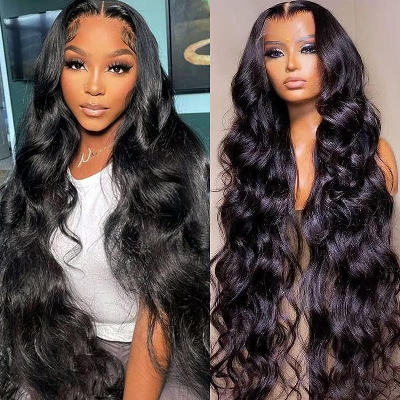 Lemoda 210% Density 13x6 Full Lace Frontal Virgin Human Hair Wigs Body Wave 13x6 HD Transparent Lace Front Wigs Brazilian Pre Plucked With Baby Hair 12A