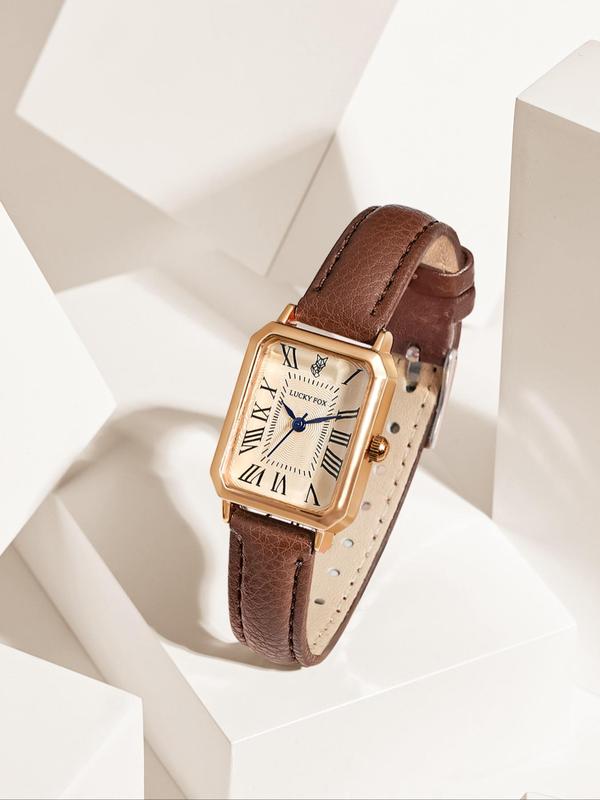 Elegant Square Dial Watches, Summer Minimalist Business Trendy Wristwatch As Gifts for Her,  Back To School Women Accessories As Birthday Gift for Bestie, Fall Outfits, Fall Freshness Fall. Back to school women accessories as birthday gift for Bestie, fal