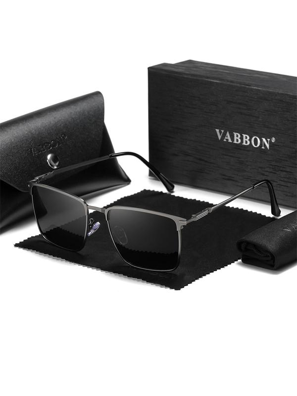 Vabbon Unisex Square Frame Sunglasses, Trendy Casual UV Protection Sunglasses for Outdoor Sports, Fashion Accessories for Everyday Use & Outdoor Activities