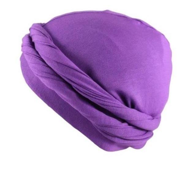 Satin Lined Turban Durag Headwrap for Everyday Use Protects Hair One Size fits Most