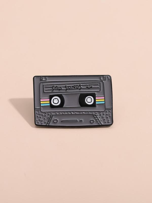 Best of the 90s Cassette Tape Design Brooch, Vintage Clothes Brooch, Clothes Accessories For Women & Men