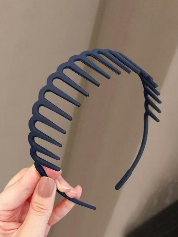 Solid Color Hair Hoop, Non-slip Hair Hoop for Women & Girls, Fashion Hair Accessories for Party, Daily Clothing Decor, Perfect for Any Hairstyle