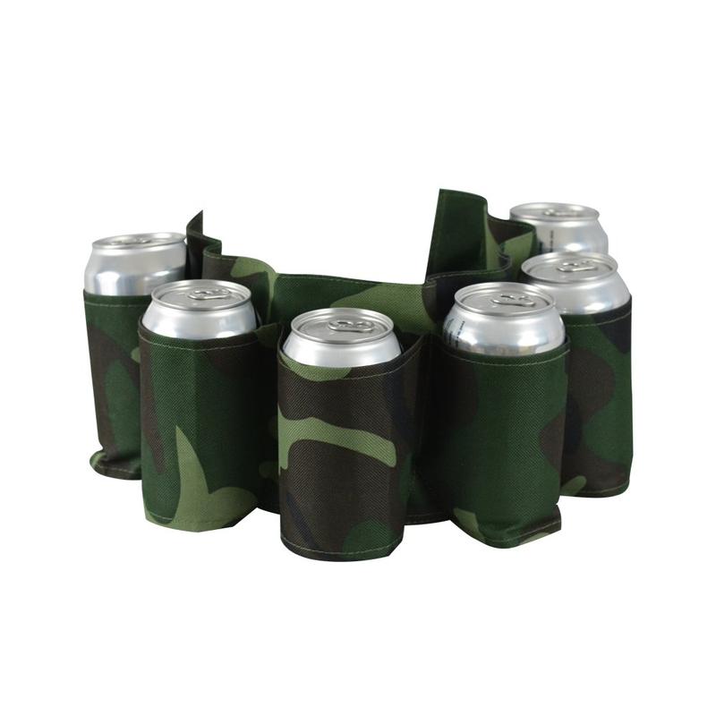 Redneck Beer and Soda Can Holster Belt Camo