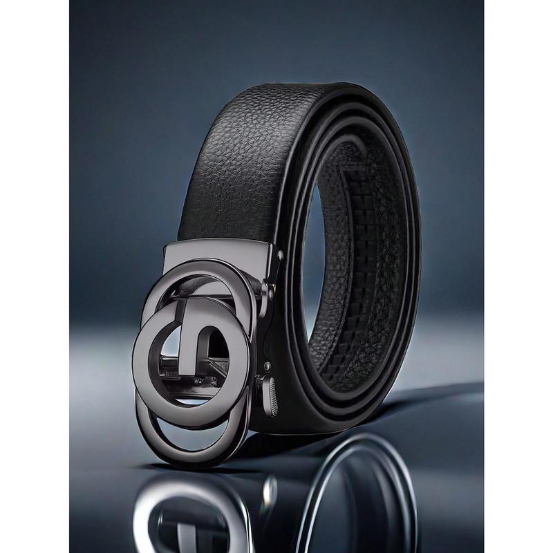 1pc  Mens Belt Fashionable Casual Leather Belt Simple Business Belt Versatile Popular Pants Belt Mens Belt Work