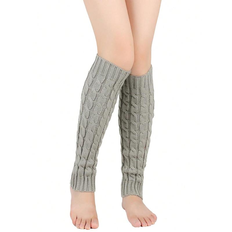 Fashion New Style 1 Pair Women Knitted Leg Warmer Warm and Fashionable Boot Cuffs for Students, Dancer, Casual Daily Wear, Christmas Gifts, Thanksgiving Gifts, Birthday Gifts