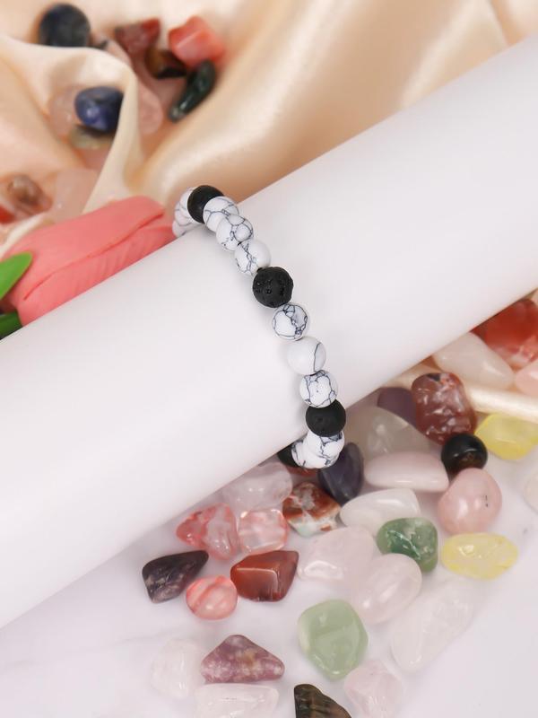 Stone Beaded Bracelet, Bracelet for Women Men, Unisex Daily Wear Jewelry