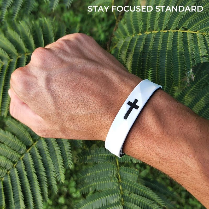 Gemvius Stay Focused Faith Bracelet - Size Adjustable