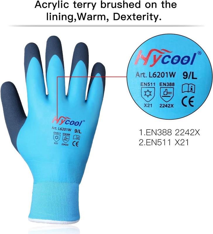 Mens Waterproof Thermal Winter Work Gloves