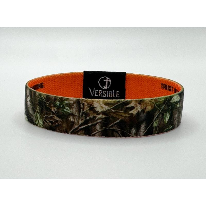 Forest Camo   Proverbs 3:5-6 Wristband