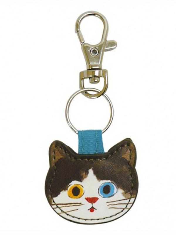 Cute Cat Design Keychain, Animal Shaped Keychain for Women & Men, Fashion Accessories for Bag Decoration