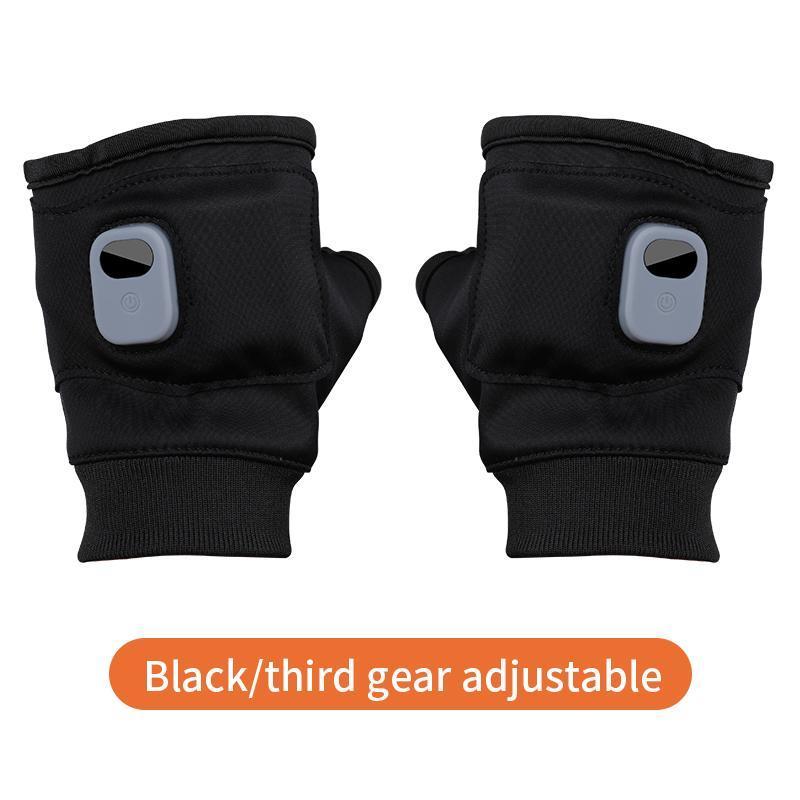 Portable Heating Gloves, Rechargeable Hand Warmer with Digital Display, Universal Heated Gloves for Home Office Travel Use