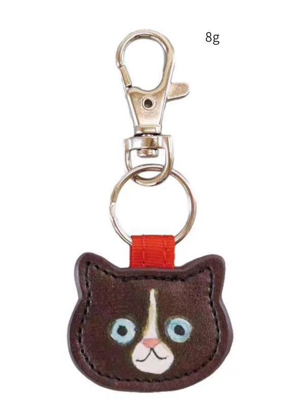 Cute Cat Design Keychain, Animal Shaped Keychain for Women & Men, Fashion Accessories for Bag Decoration