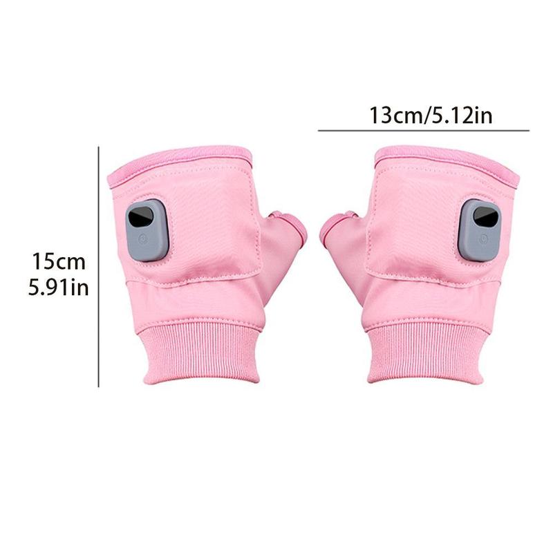 Portable Heating Gloves, Rechargeable Hand Warmer with Digital Display, Universal Heated Gloves for Home Office Travel Use