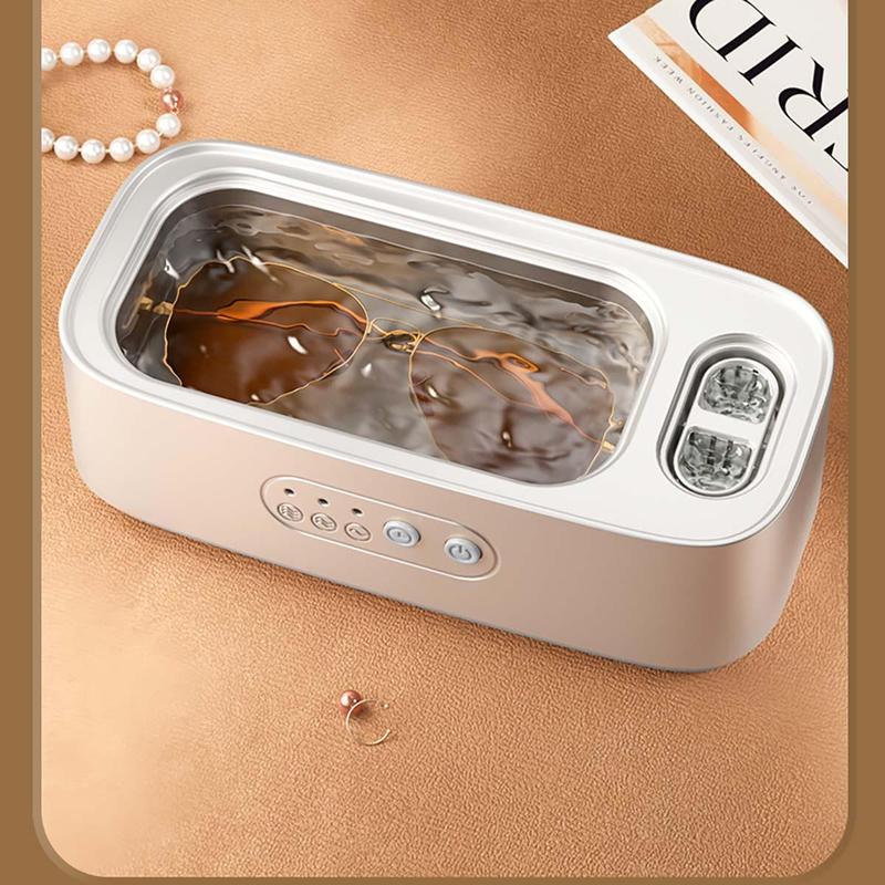 Portable Mini Glasses Cleaner, Ultrasonic Cleaner, Multifunctional Cleaning Equipment for Daily Home Use, Travel, Jewelry, Watch & Makeup Tool