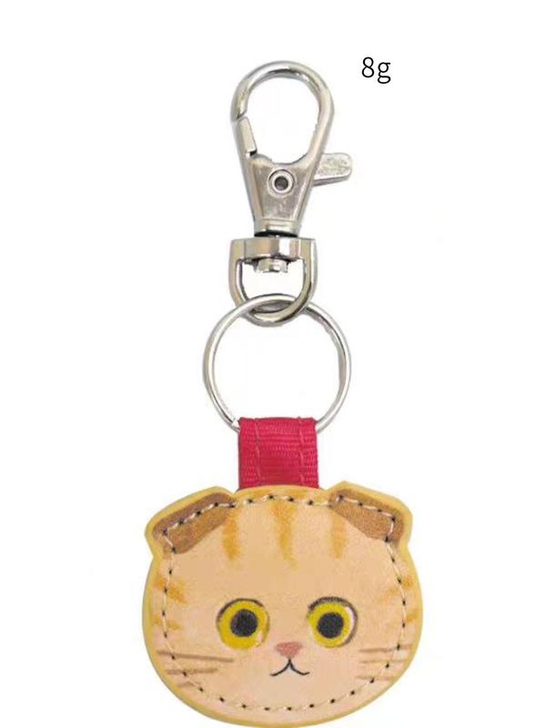 Cute Cat Design Keychain, Animal Shaped Keychain for Women & Men, Fashion Accessories for Bag Decoration