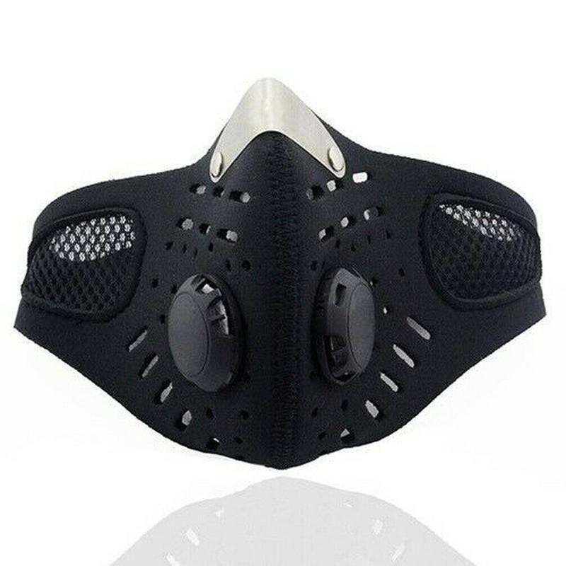 US Outdoor Anti Smoke Air Purifying Face Mask Updated Filter Multi Layer Unisex