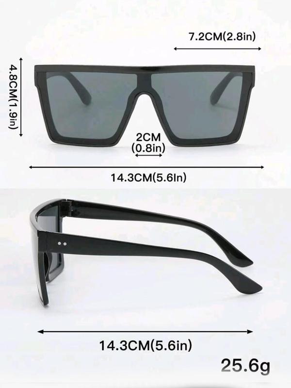 Simple Sunglasses for Men women, Polarized Sunglass, Summer Travel Essentials, Half Dome Frame Fashion Sunglasses Back To School